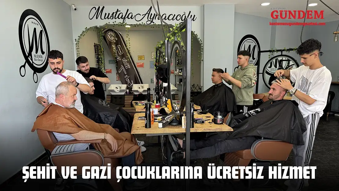 Şehit Ve Gazi Çocuklarına Ücretsiz Hizmet