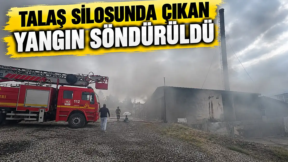 Talaş Silosunda Çıkan Yangın Söndürüldü