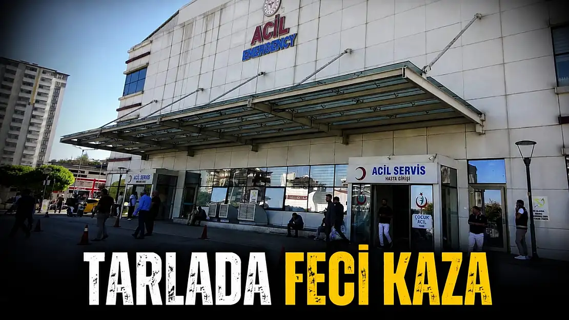 Tarlada Feci Kaza: Genç Ağır Yaralandı
