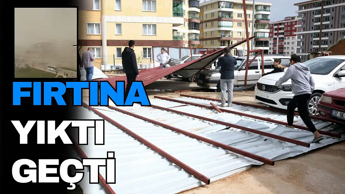 'Tam Fırtına' Kastamonu'yu Yıktı Geçti