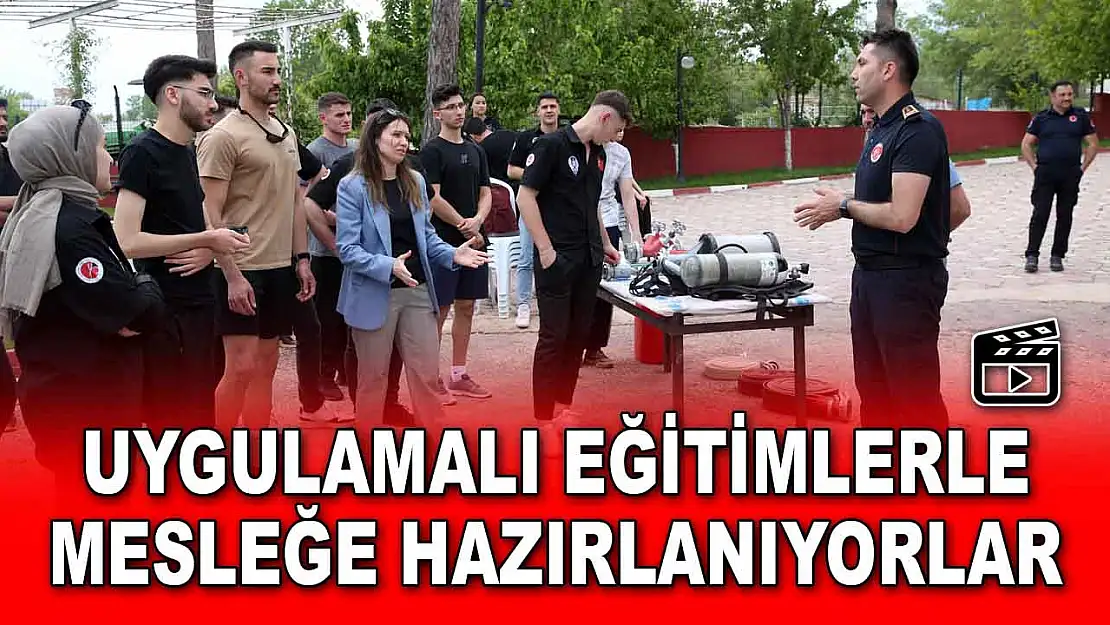 Uygulamalı Eğitimlerle Mesleğe Hazırlanıyorlar