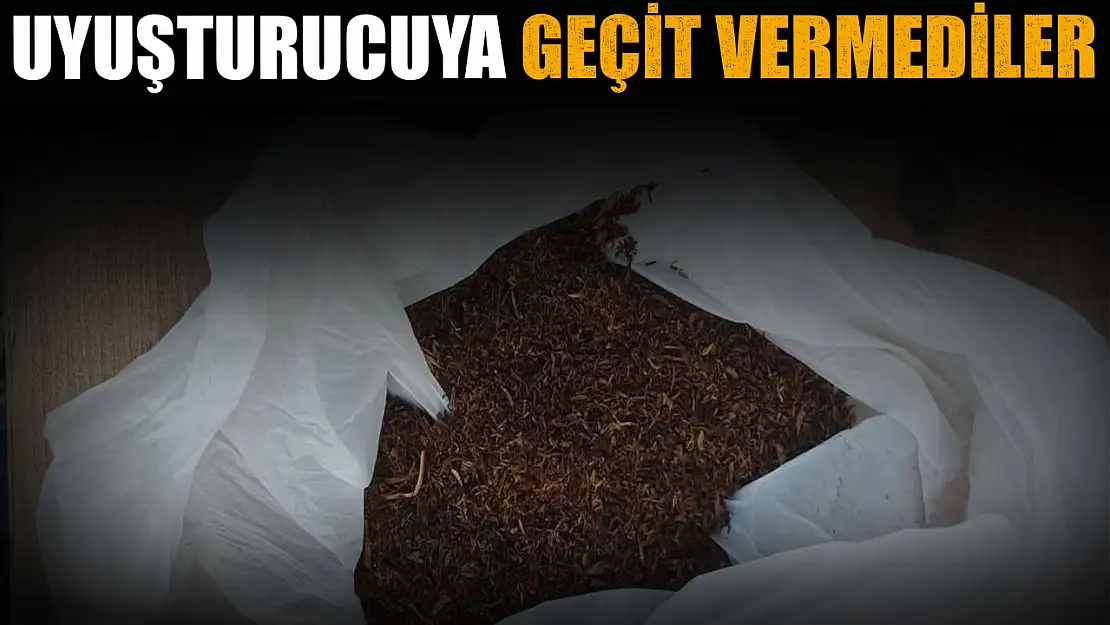 Uyuşturucuya Geçit Vermediler