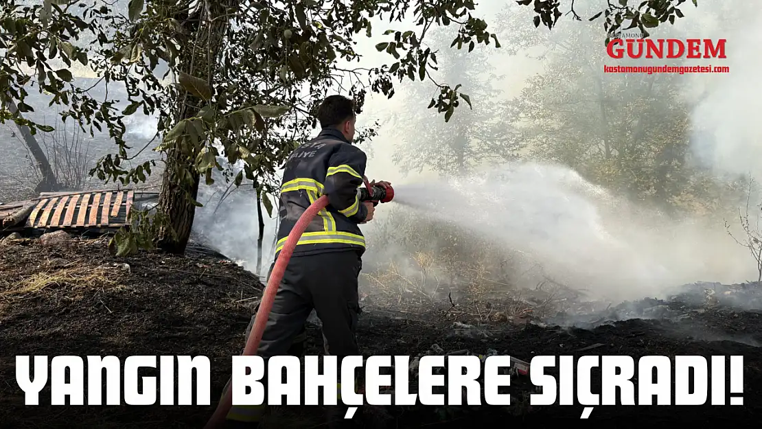 Yangın Bahçelere Sıçradı!