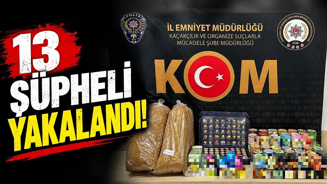 Kastamonu'da kaçakçılık operasyonu: 13 gözaltı!