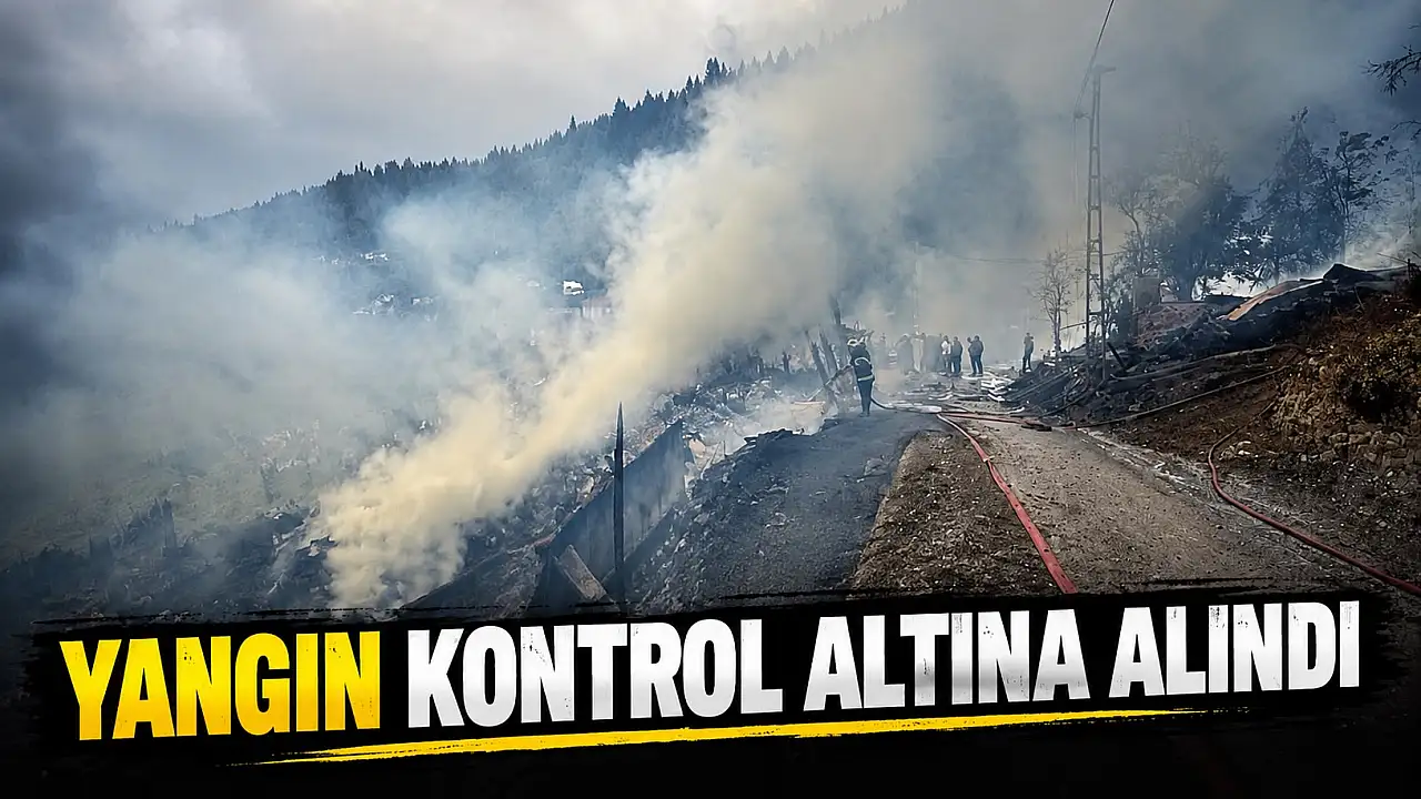 Saman deposu yangını 16 saatte kontrol altına alındı