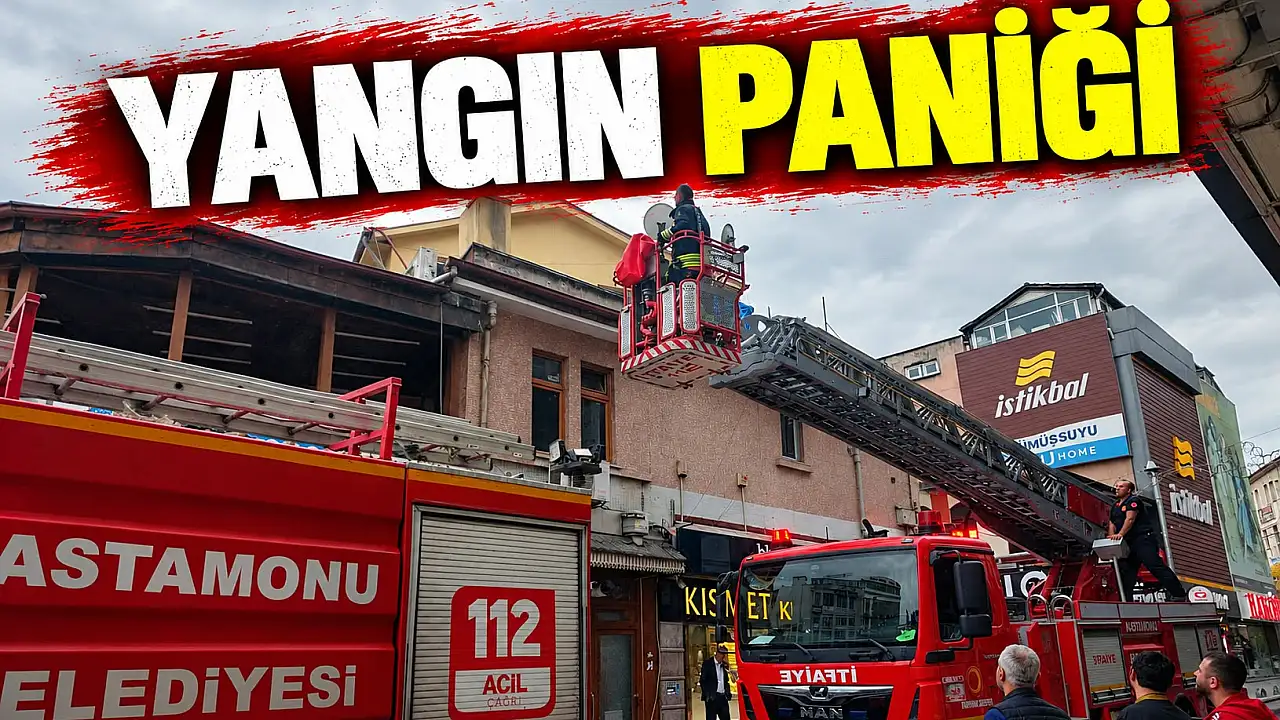 Belediye Caddesi’nde yangın paniği!