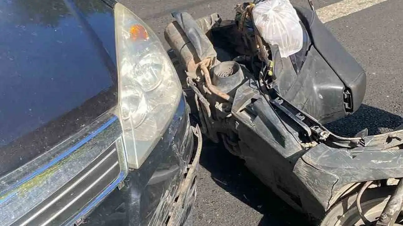 Karadeniz Ereğli'de yasak dönüş kazaya neden oldu motosiklet sürücüsü yaralandı
