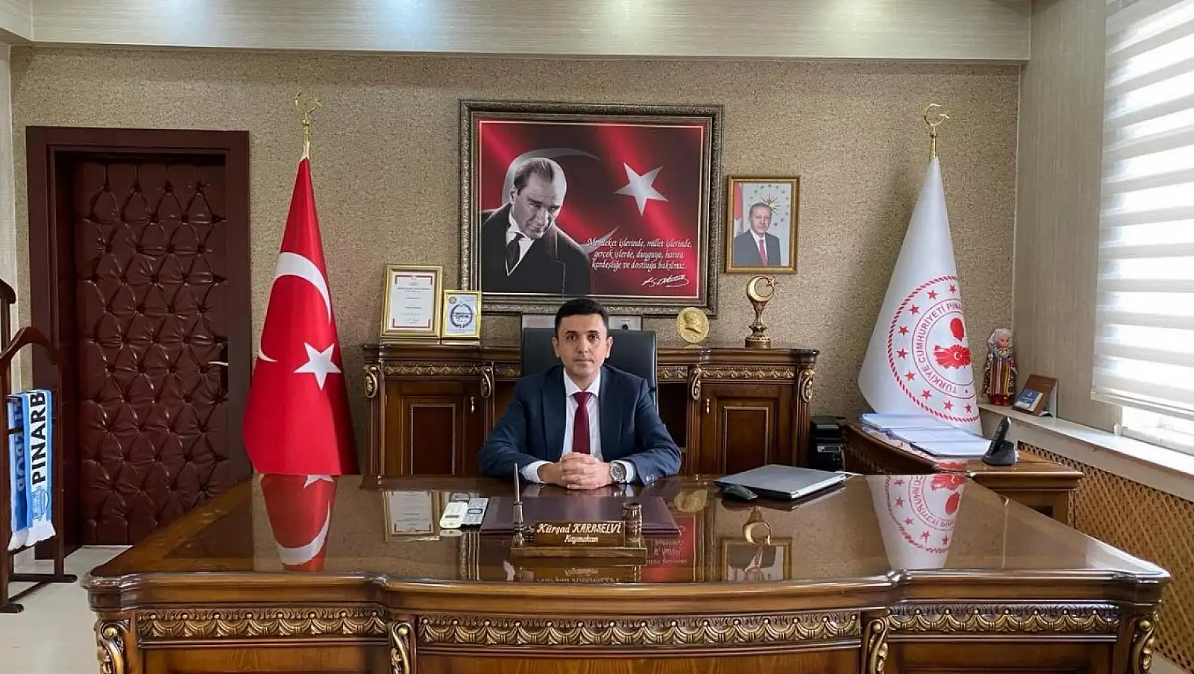 Kaymakam Karaselvi'den Pınarbaşı'na Veda Mesajı