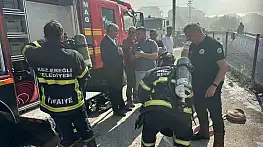 Alevler çatıyı sardı, korku dolu anlar yaşandı