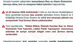 Bartın'da afetler için ikaz ve alarm sistemi kuruldu
