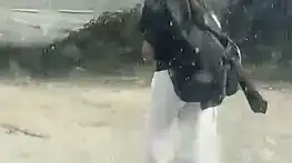 Bolu'da bunaltıcı sıcakta yağmur sürprizi