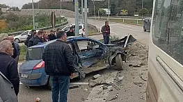 Boyabat'ta 3 araçlı kaza: 1 yaralı