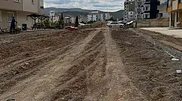 Boyabat'ta yol çalışması