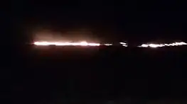 Çankırı'da çıkan anız yangını korkuttu