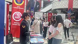 Çorum'da Jandarma stantlarına vatandaşlardan büyük ilgi