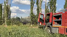 Çorum'da orman yangını
