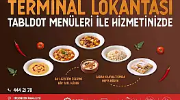 Karabük Belediyesi Terminal Lokantası'nda tabldot menü dönemi