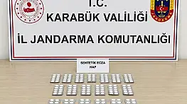 Karabük'te 331 sentetik hap ele geçirildi