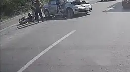 Zonguldak'ta otomobille çarpışan motosikletin sürücüsü hayatını kaybetti