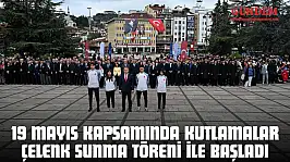 19 Mayıs Kapsamında Kutlamalar Çelenk Sunma Töreni İle Başladı