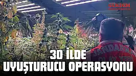 30 İlde Uyuşturucu Operasyonu: 518 Kilogram Uyuşturucu Ele Geçirildi