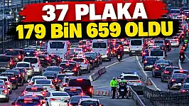 37 Plaka 179 Bin 659 Oldu
