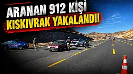 Aranan 912 Kişi Kıskıvrak Yakalandı