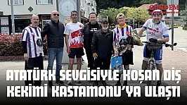 Atatürk Sevgisiyle Koşan Diş Kekimi Kastamonu'ya Ulaştı