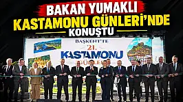 Bakan Yumaklı Kastamonu Günleri'nde Konuştu
