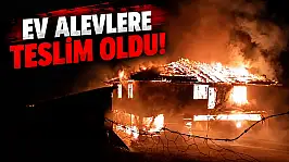 Ev Alevlere Teslim Oldu!