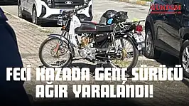 Feci Kazada Genç Sürücü Ağır Yaralandı!