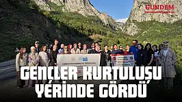Gençler Kurtuluşu Yerinde Gördü