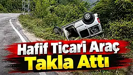 Hafif Ticari Araç Takla Attı