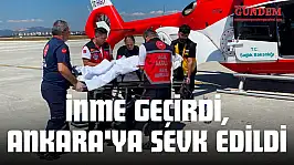 İnme Geçirdi, Helikopterle Ankara'ya Sevk Edildi