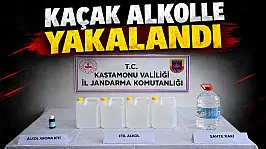 Kaçak Alkolle Yakalandı