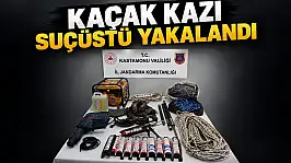 Kaçak Kazı Suçüstü Yakalandı
