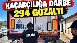 Kaçakçılığa Darbe 294 Gözaltı