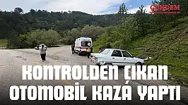 Kontrolden Çıkan Otomobil Kaza Yaptı