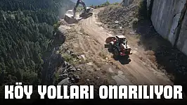 Köy Yolları Onarılıyor