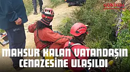 Mağarada Mahsur Kalan Vatandaşın Cenazesine Ulaşıldı