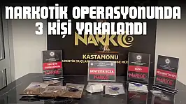 Narkotik Operasyonunda 3 Kişi Yakalandı