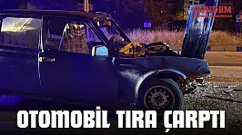 Otomobil Tıra Çarptı: 5 Yaralı