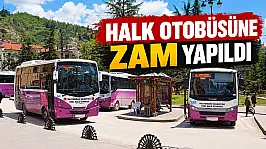 Özel Halk Otobüsü Ücretlerine Zam