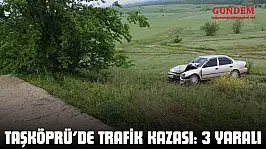 Taşköprü'de Trafik Kazası: 3 Yaralı