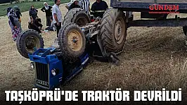 Taşköprü'de Traktör Devrildi: 1 Ölü, 2 Yaralı