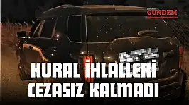Trafik Kurallarını İhlal Edenlere Para Cezası