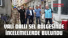 Vali Dallı Selin Vurduğu İlçeye Gitti