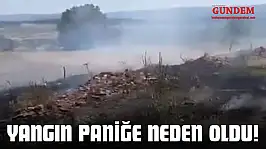 Yangın Paniğe Neden Oldu!