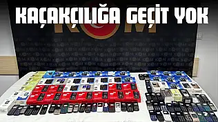 102 Adet Gümrük Kaçağı Cep Telefonu Ele Geçirildi