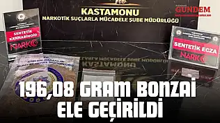 196,08 Gram Bonzai Ele Geçirildi